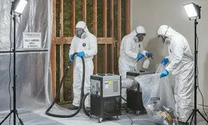 Mold remediation service widget for water damage cleanup in Fremont, CA